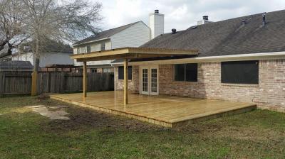 Shade arbor and deck